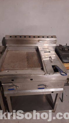 Burger Patty Hot Plate + Deep fryer